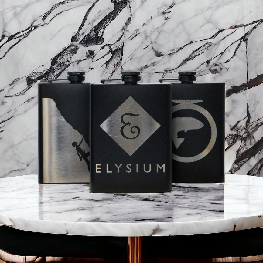 Elysium Black Diamond - Personalized Prestige Flask